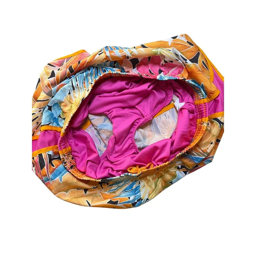 Nike Dri-Fit‎ Size XL Girls Tempo Shorts Athletic Running Pink Orange Lined